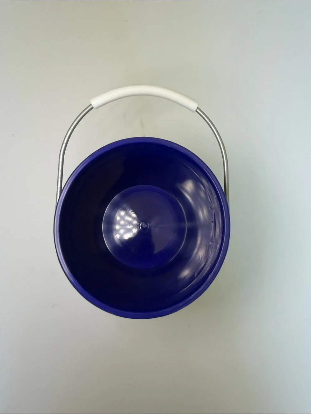 Mini Lowe’s Blue Utility Bucket with Metal Handle